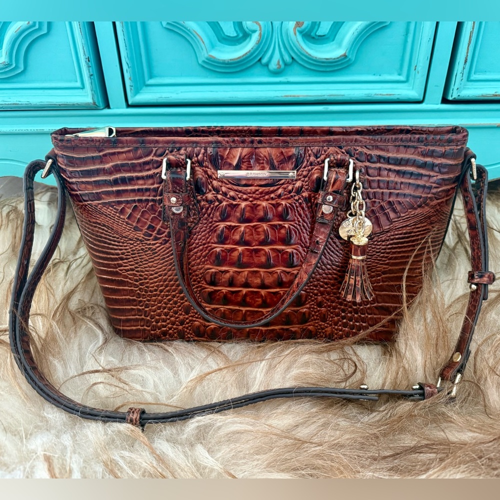 BRAHMIN MINI ASHER PECAN MELBOURNE